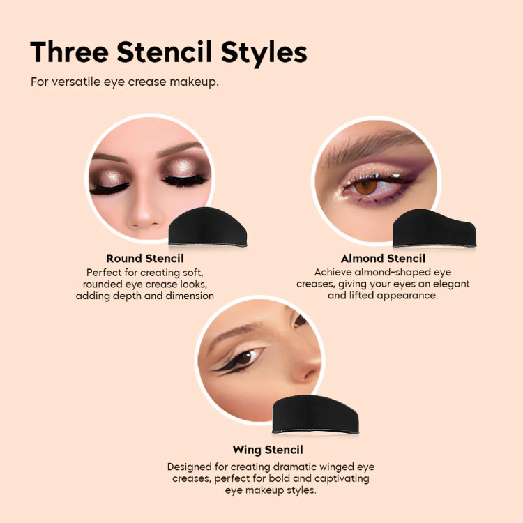 کیت کامل شابلون سایه | Crease Line Kit