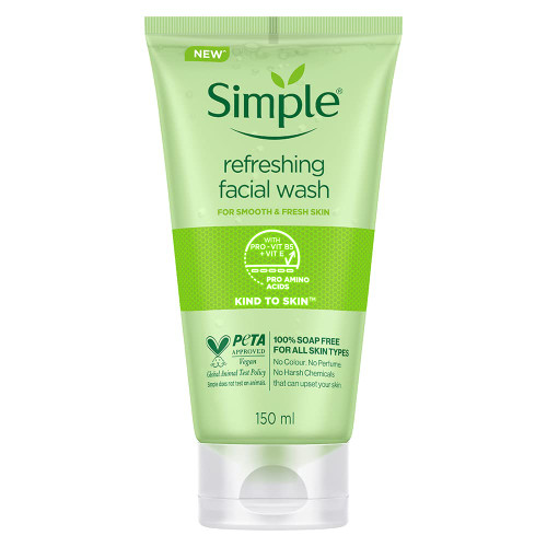 simple refreshing facial wash