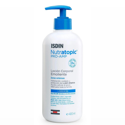 لوسیون آبرسان و نرم کننده ایزدین نوتراتوپیک پرو | Isdin Nutratopic Pro-AMP Emollient Lotion