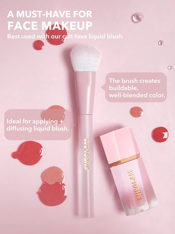 براش رژگونه مایع شیگلم پنجه گربه ای | Sheglam Color Bloom Liquid Blus Brush