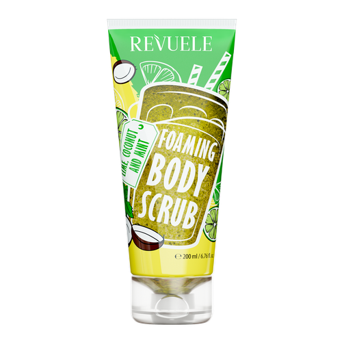 فوم اسکراب لیمو نارگیل نعناع ریووئل | Revuele Foaming Body Scrub Lime, Coconut and Mint
