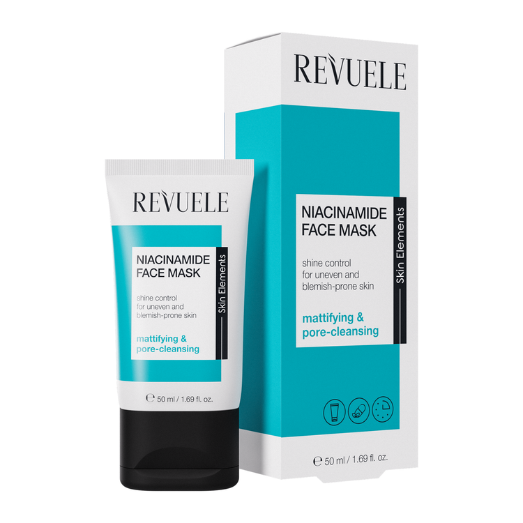 ماسک صورت نیاسینامید ریووئل مات کننده و پاک کننده منافذ | Revuele Niacinamide Face Mask Mattifying & Pore-Cleansing