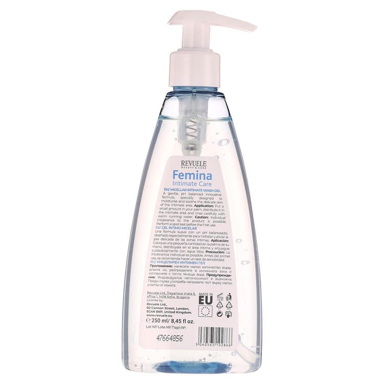 میسلار ژل شست و شوی ناحیه حساس بانوان ریووئل | Revuele Femina Intimate Care - Micellar Intimate Wash Gel