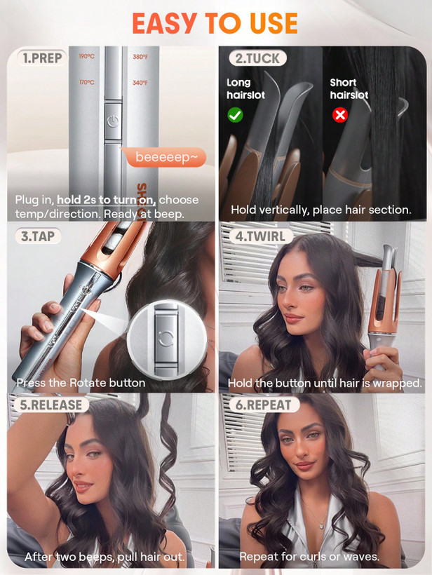 فر کننده مو شیگلم | Sheglam It-Curl One-Touch Instant Curler