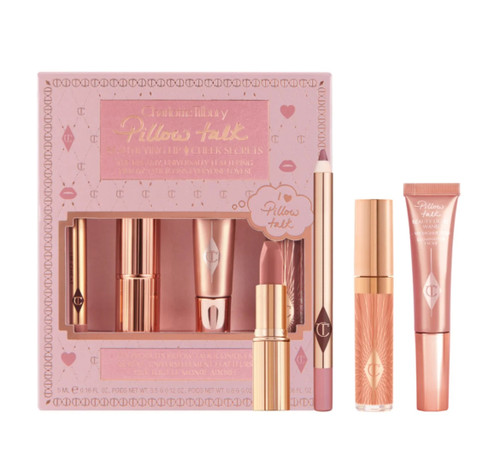 ست هدیه لب و گونه پیلو تاک شارلوت تیلبری | Charlotte Tilbury Pillow Talk Beautifying Lip And Cheek Secrets