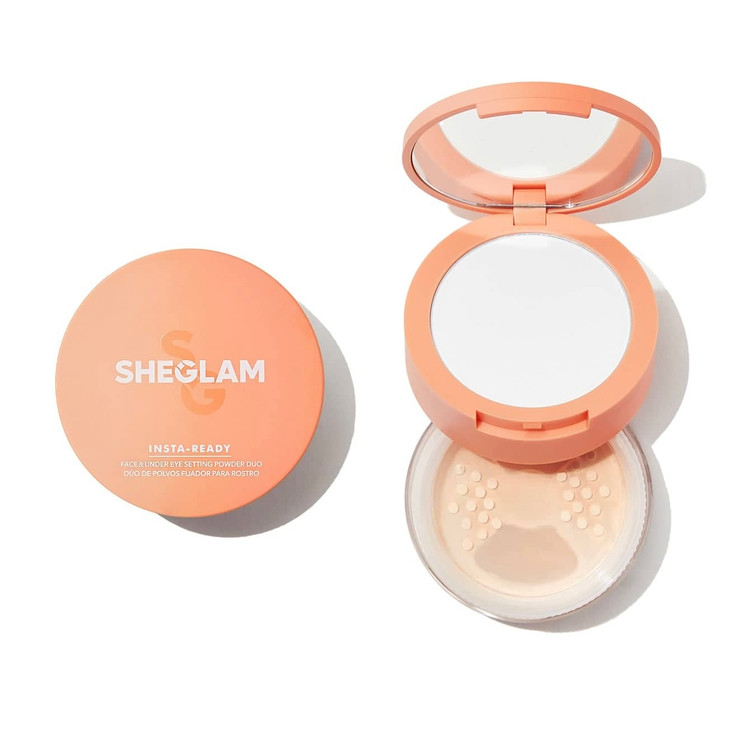 پودر فیکس دو منظوره شیگلم | Sheglam Insta-Ready Face & Under Eye Setting Powder Duo اورجینال را میتوانید از بهارشاپ بیوتی (BaharShopBeauty.ir) تهیه کنید.