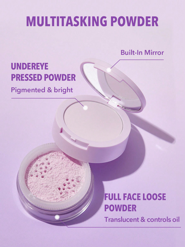 پودر فیکس دو منظوره شیگلم | Sheglam Insta-Ready Face & Under Eye Setting Powder Duo اورجینال را میتوانید از بهارشاپ بیوتی (BaharShopBeauty.ir) تهیه کنید.