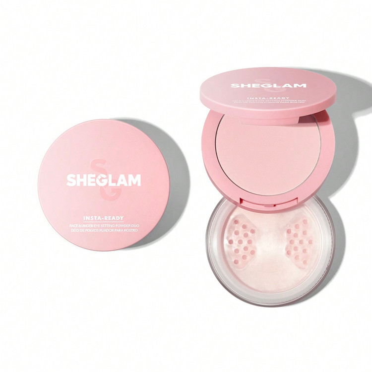 پودر فیکس دو منظوره شیگلم | Sheglam Insta-Ready Face & Under Eye Setting Powder Duo اورجینال را میتوانید از بهارشاپ بیوتی (BaharShopBeauty.ir) تهیه کنید.