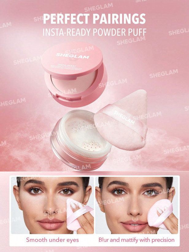پودر فیکس دو منظوره شیگلم | Sheglam Insta-Ready Face & Under Eye Setting Powder Duo اورجینال را میتوانید از بهارشاپ بیوتی (BaharShopBeauty.ir) تهیه کنید.