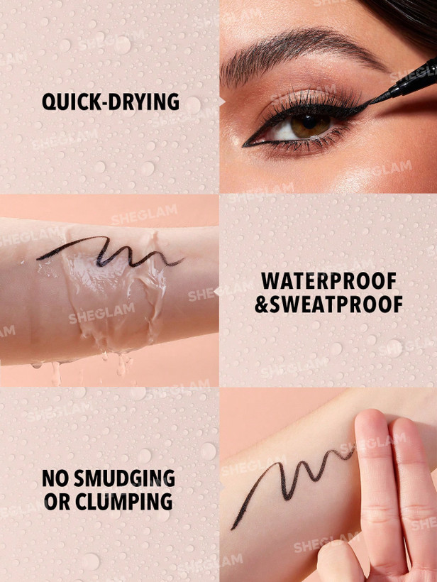 خط چشم ضد آب شیگلم | Sheglam Waterproof Liquid Eyeliner That Lasts All Day