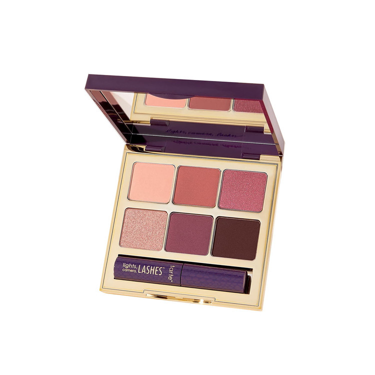 پالت سایه و ریمل چشم تارت | Tarte Lights, Camera, Lashes Vanity Palette اورجینال را میتوانید از بهارشاپ بیوتی (BaharShopBeauty.ir) تهیه کنید.