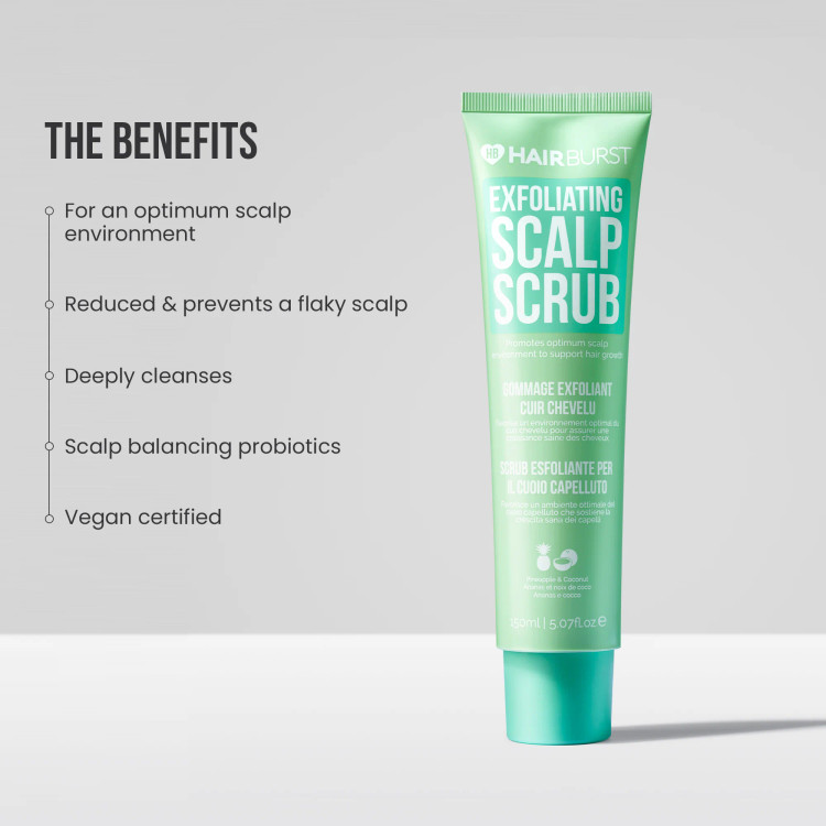 اسکراب لایه بردار کف سر هیربرست | Hairburst Exfoliating Scalp Scrub اورجینال را میتوانید از بهارشاپ بیوتی (BaharShopBeauty.ir) تهیه کنید.