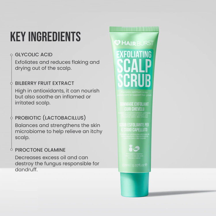 اسکراب لایه بردار کف سر هیربرست | Hairburst Exfoliating Scalp Scrub اورجینال را میتوانید از بهارشاپ بیوتی (BaharShopBeauty.ir) تهیه کنید.