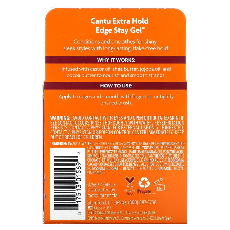 ژل مو شی باتر کنتو | Cantu Shea Butter Extra Hold Edge Stay Gel اورجینال را میتوانید از بهارشاپ بیوتی (BaharShopBeauty.ir) تهیه کنید.
