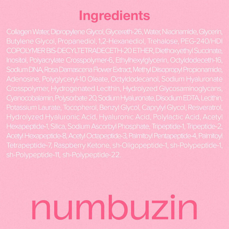 Numbuzin No.2 Rose PDRN Collagen Plumping Serum