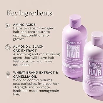 Hairburst For Curly Wavy Hair Shampoo
