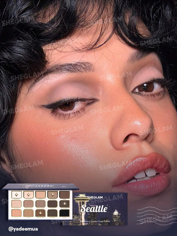 پالت سایه ۱۵ رنگ مدل shower in seattle شیگلم