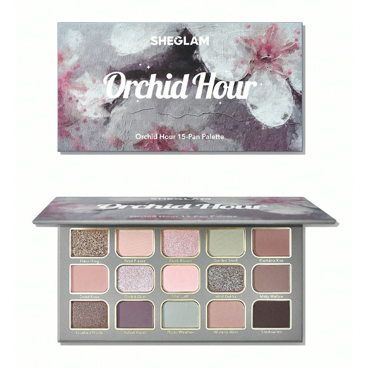 پالت سایه 15 رنگ مدل Orchid Hour شیگلم
