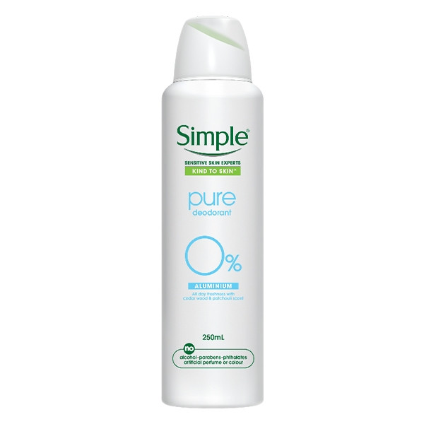 اسپری ضد تعریق مدل pure سیمپل