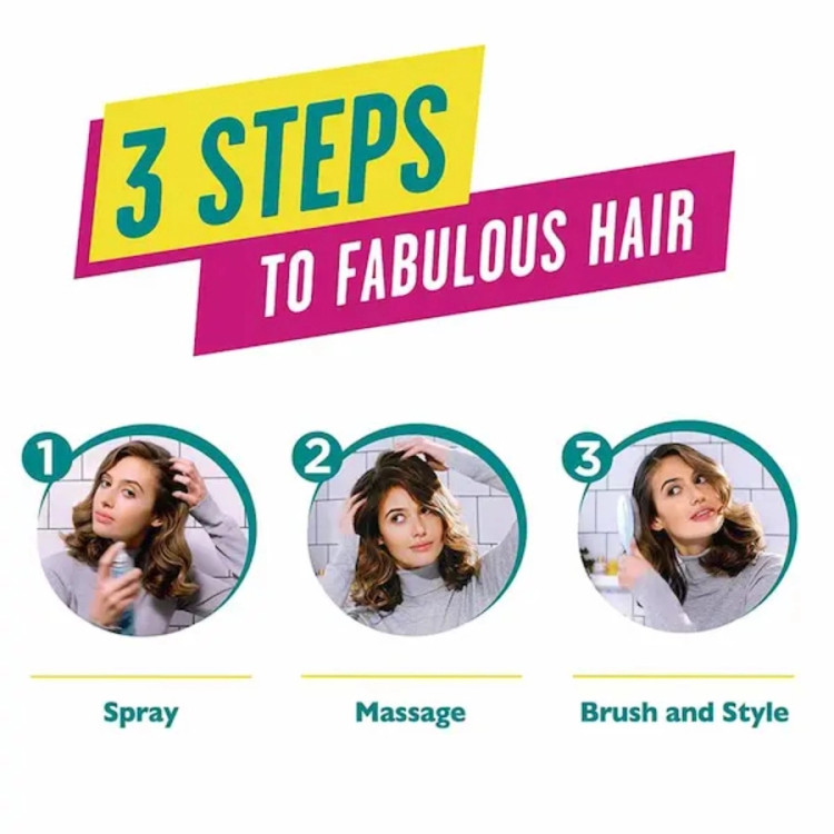 نحوه استفاده از شامپو خشک