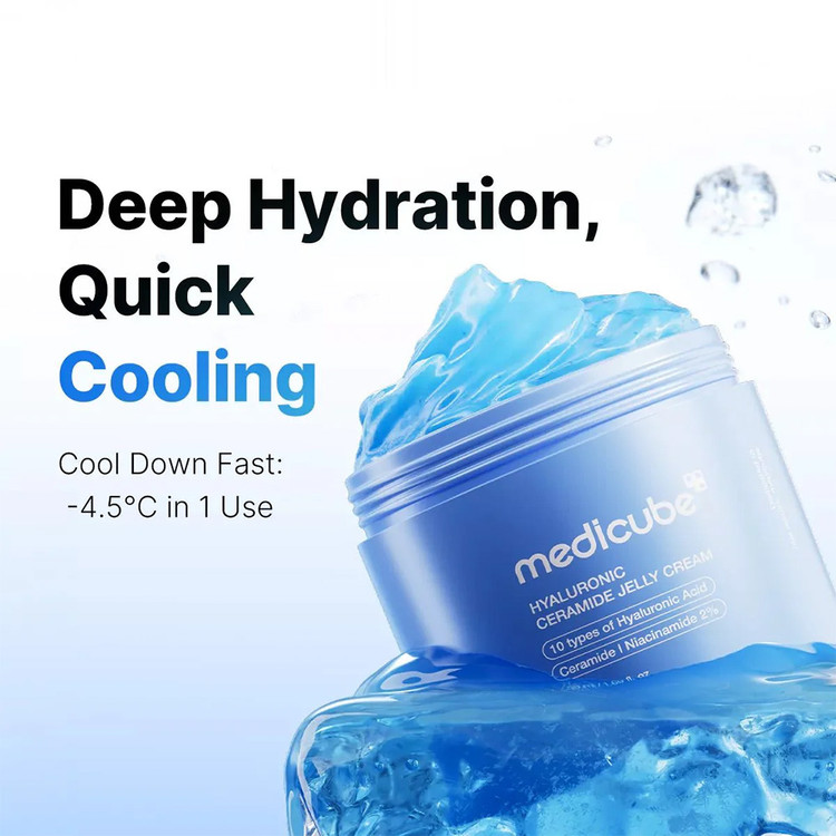 ژل کرم هیالورونیک اسید و سراماید مدی کیوب
