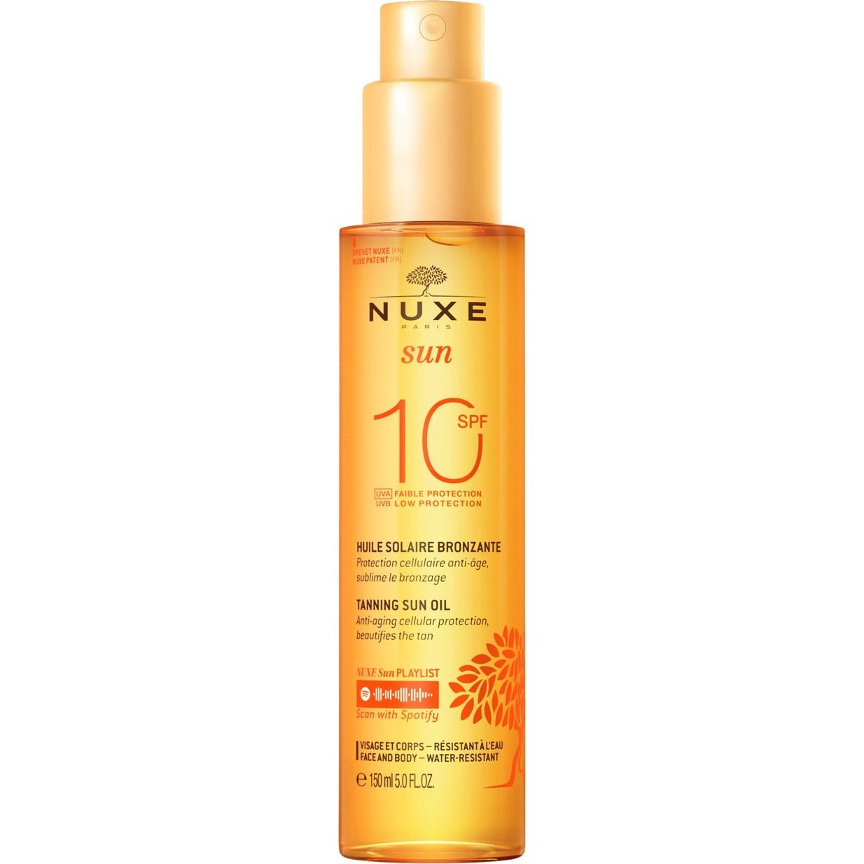 روغن آفتاب صورت و بدن spf10 نوکس