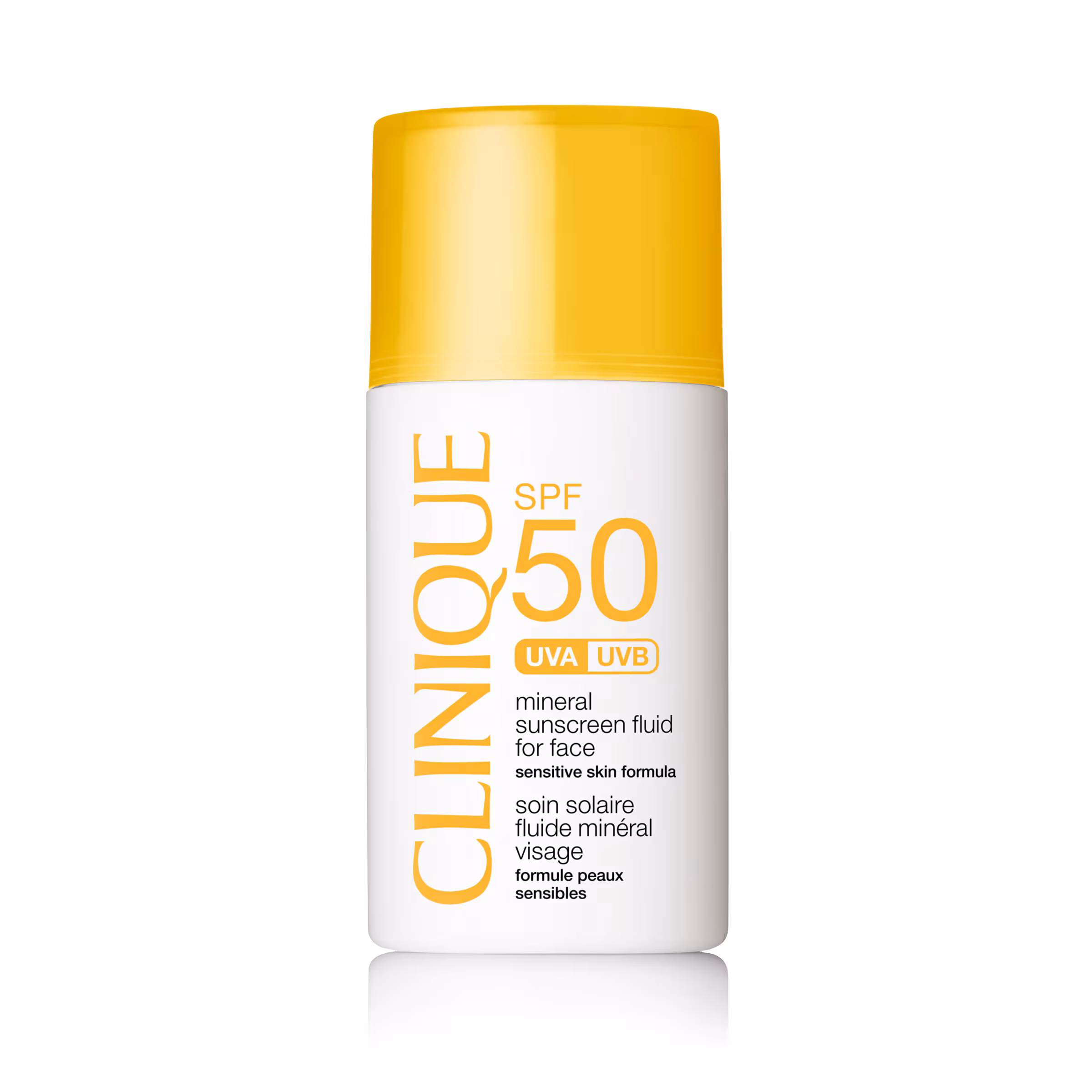 مایع ضد آفتاب ضد حساسیت مینرال SPF 50 کلینیک