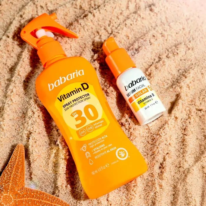 اسپری ضدآفتاب SPF 30 ویتامین D باباریا