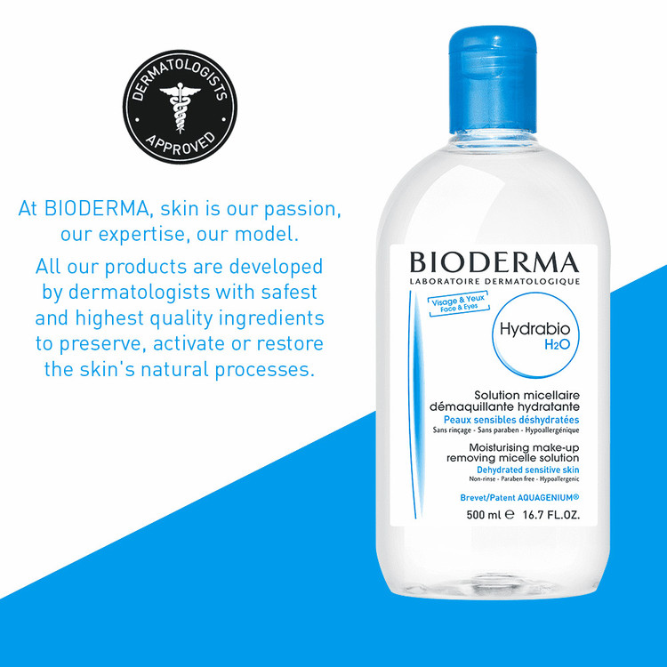 میسلار واتر مرطوب کننده آبرسان هیدرابیو بایودرما