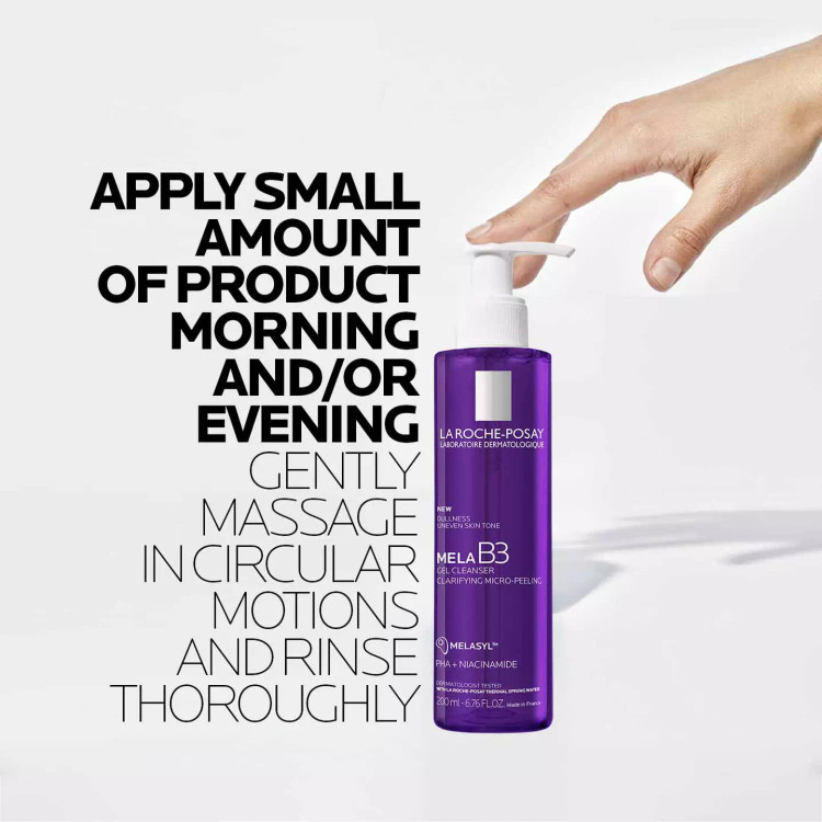 ژل شستشو ضد لک قوی MELA B3 لاروش پوزای